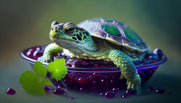 Turtles Eat Grapes