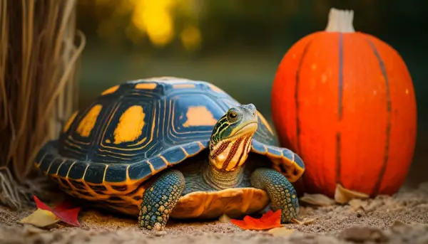 Turtles Eat Pumpkins