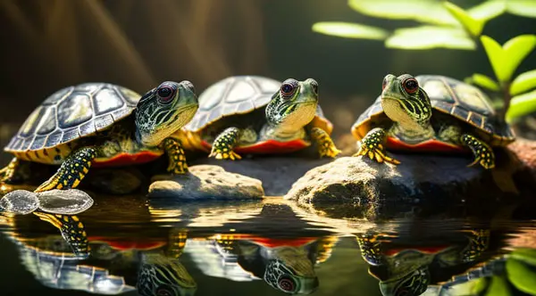 Red Eared Slider Color changes with age