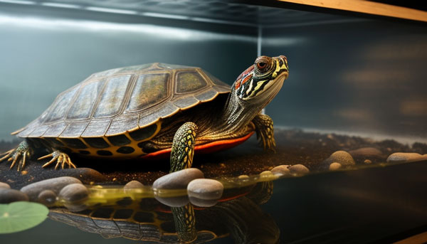 How to provide the correct lighting and heating for your turtle's habitat