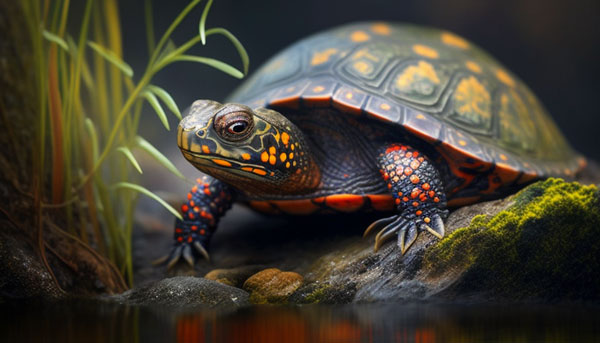 What are some of the endangered species of turtles
