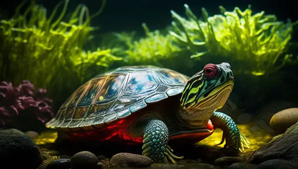 The UVB light spectrum that is important for turtles