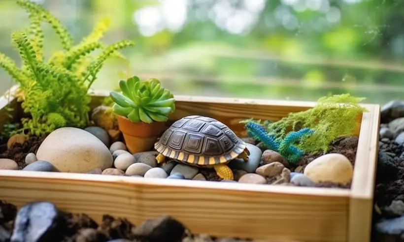 Baby Tortoise Provide Fresh Water