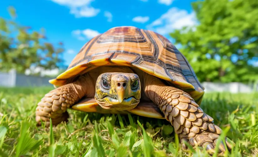 Cleaning Sulcata Tortoises