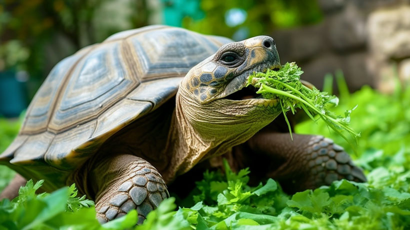 Tortoise Demands Plant-Based Diet