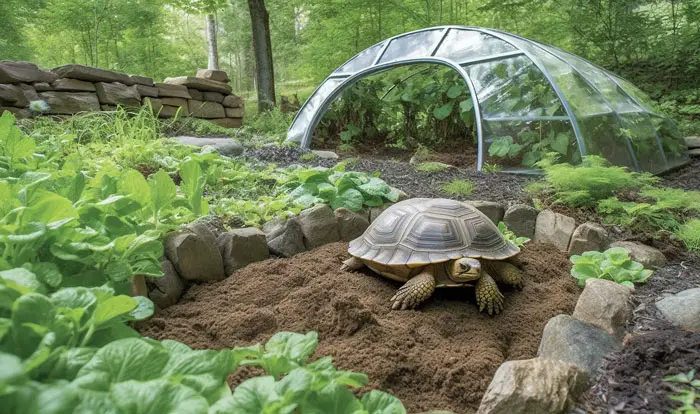 Tortoise Enclosure Bottom Substrate