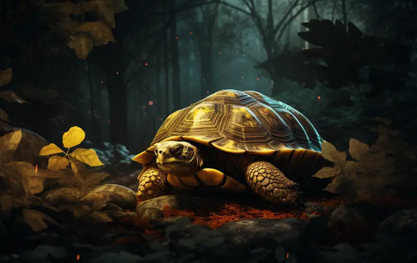 Can a Tortoise See Far at Night