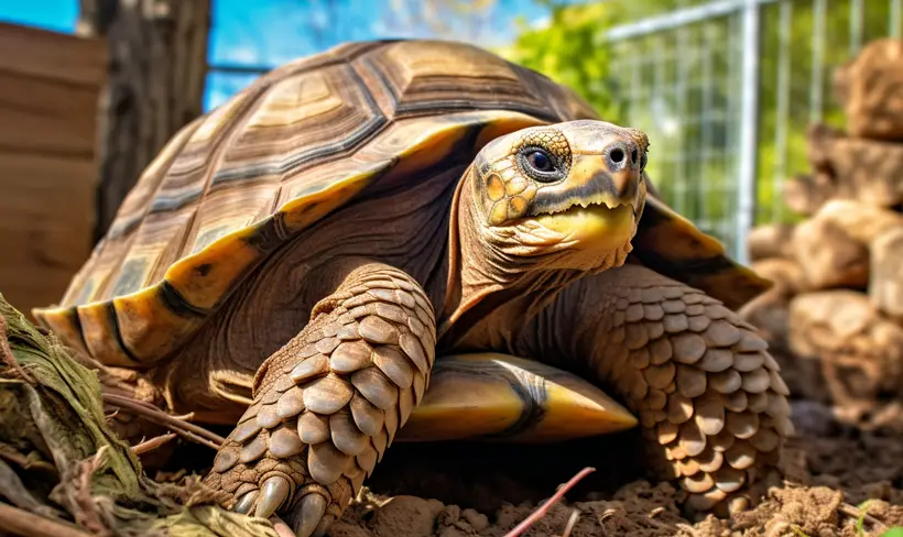 Caring for a Tortoise while it Sheds