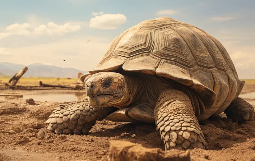 Dehydrated Tortoise