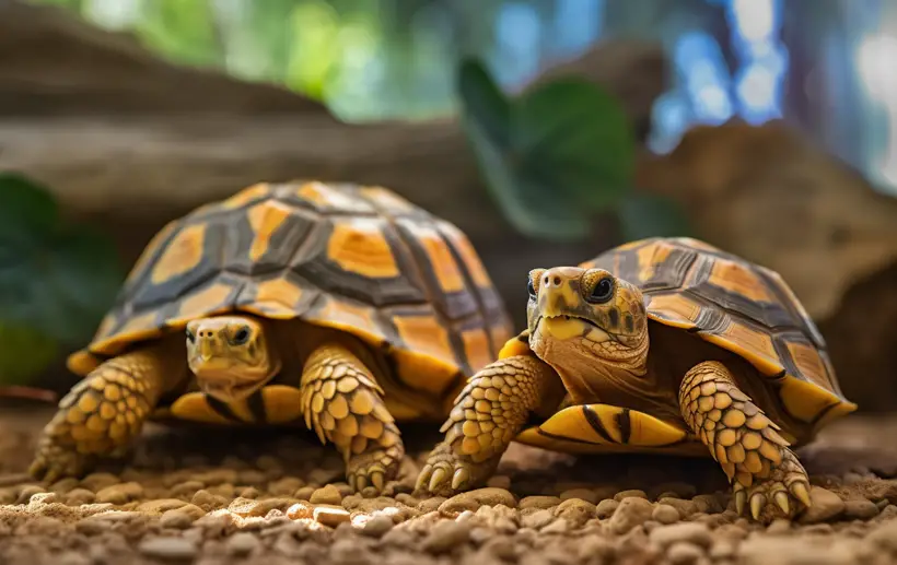 Tortoise Climbing Behavior